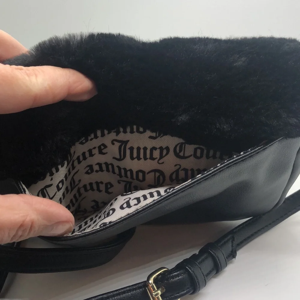 Juicy Couture Faux Fur Crossbody Bag